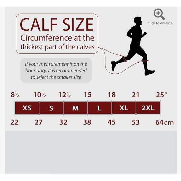 new Calf compression sleeves size Small - Picture 6 of 6